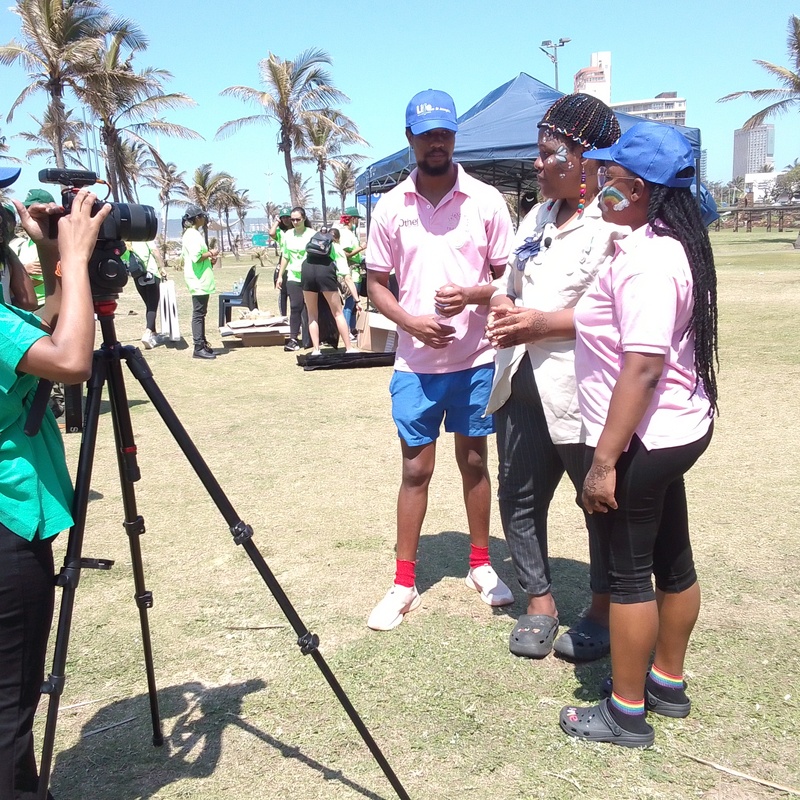 During the interview 